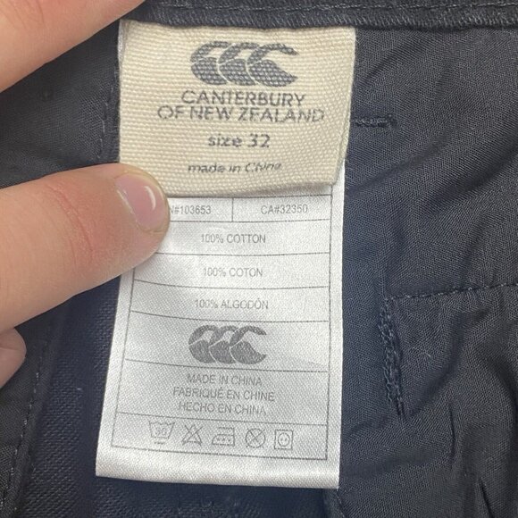 Canterbury New Zealand Jeans Black Pants Mens Size 32 (Fits 32x27.5) - Picture 6 of 12